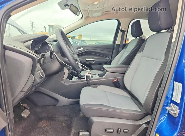 1FMCU0GD9KUA40904 2019 FORD ESCAPE Blue Widok wnętrza z przodu