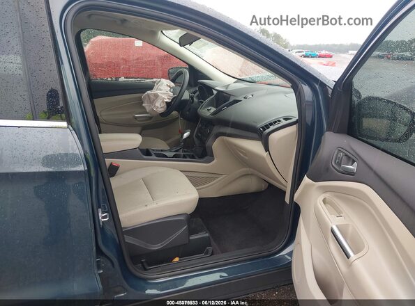 1FMCU0GD9KUB12975 2019 FORD ESCAPE Blue Вид салону спереду