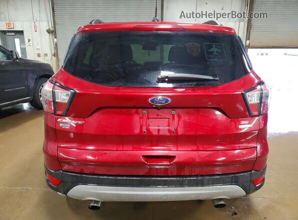 1FMCU0GDXHUD37186 2017 FORD ESCAPE Red უკანა ხედი