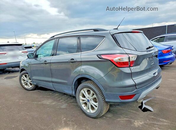 1FMCU0GDXJUB23661 2018 FORD ESCAPE Gray Задня ліва чверть