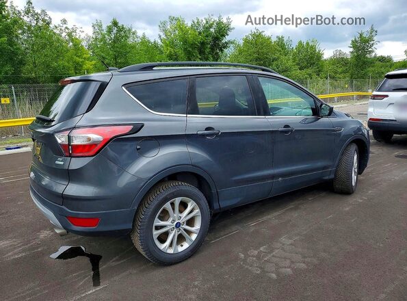 1FMCU0GDXJUB23661 2018 FORD ESCAPE Gray Задня права чверть