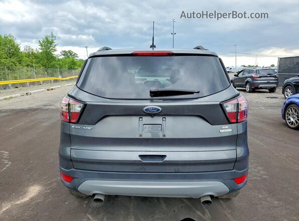 1FMCU0GDXJUB23661 2018 FORD ESCAPE Gray Вид ззаду