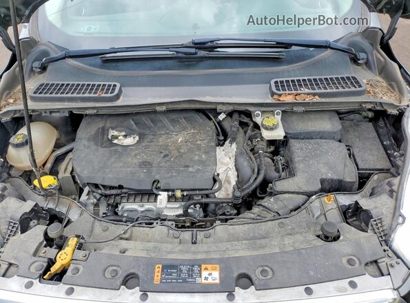 1FMCU0GDXJUB23661 2018 FORD ESCAPE Gray Вид підкапотного простору