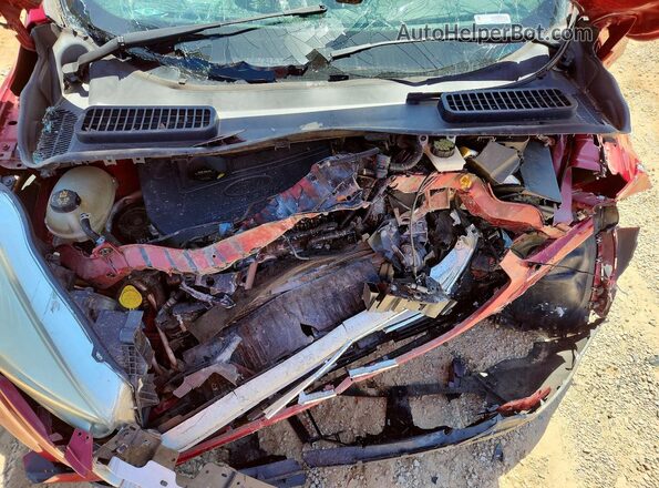 1FMCU0GDXJUB36569 2018 FORD ESCAPE Red Вид підкапотного простору