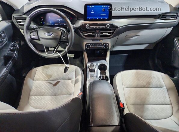 1FMCU0GN2PUB35546 2023 FORD ESCAPE Gray Widok deski rozdzielczej