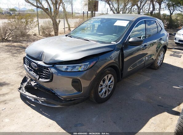 1FMCU0GN3PUB40481 2023 FORD ESCAPE Gray წინა მარცხენა ხედი სამი მეოთხედიდან