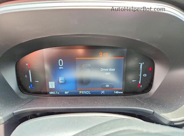 1FMCU0GN4SUB50347 2025 FORD ESCAPE White Instrument cluster view