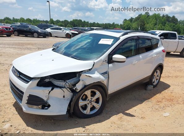 1FMCU0GX1GUB19601 2016 FORD ESCAPE White Առջևի ձախ երեք քառորդ տեսարան