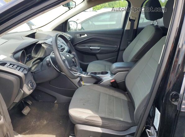 1FMCU0GX1GUC73273 2016 FORD ESCAPE Black წინა სალონის ხედი
