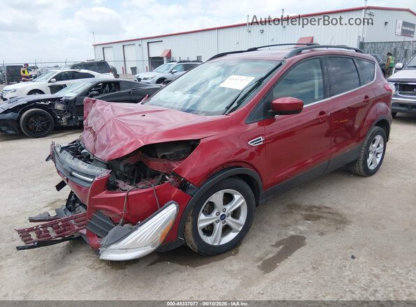 1FMCU0GX4GUA09917 2016 FORD ESCAPE Maroon წინა მარცხენა ხედი სამი მეოთხედიდან