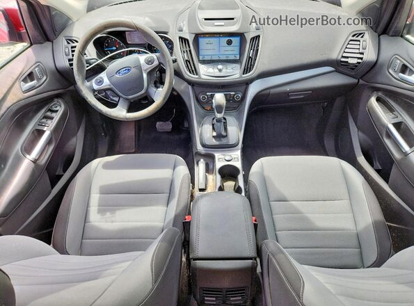 1FMCU0GX7GUA08762 2016 FORD ESCAPE Красный Вид панели приборов