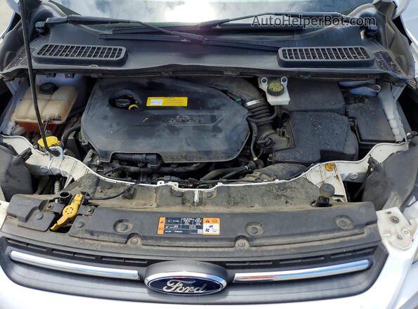 1FMCU0GX8GUB24164 2016 FORD ESCAPE White Vista del compartimento del motor