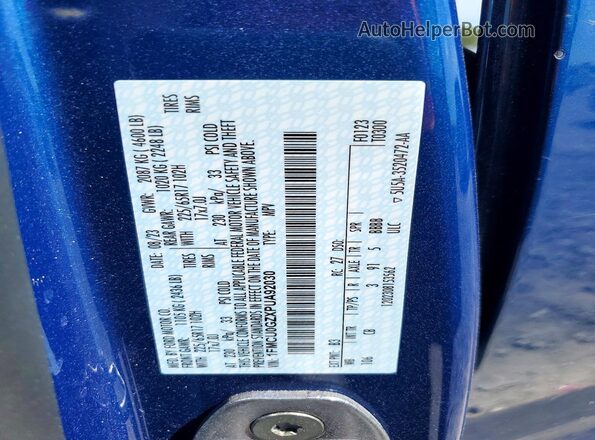1FMCU0GZXPUA92030 2023 FORD ESCAPE Blue 