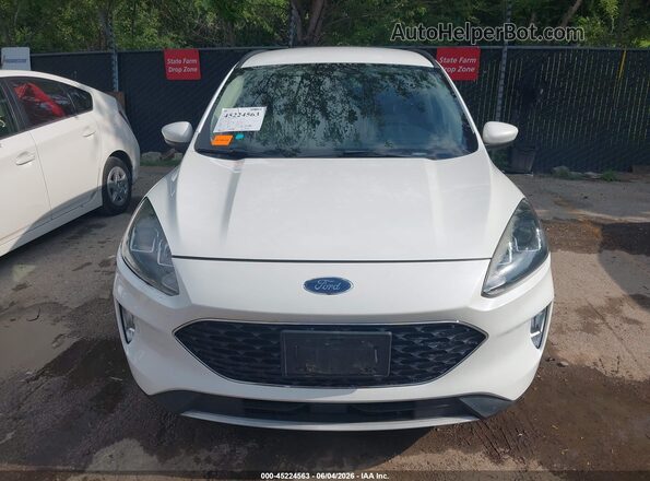 1FMCU0H60LUA68558 2020 FORD ESCAPE White Vista del cuadro de instrumentos