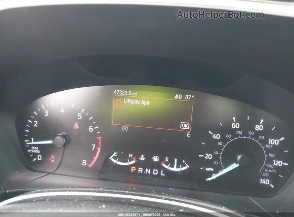 1FMCU0H60LUB02434 2020 FORD ESCAPE Black Հետևի նստատեղերի տեսք
