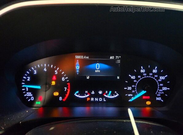 1FMCU0H61LUA11575 2020 FORD ESCAPE Silver Instrument cluster view