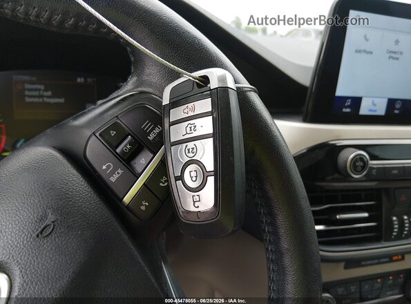 1FMCU0H67LUA76060 2020 FORD ESCAPE Beige Widok deski rozdzielczej