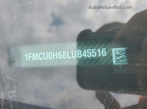 1FMCU0H68LUB45516 2020 FORD ESCAPE Black 