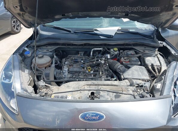 1FMCU0H68MUA24468 2021 FORD ESCAPE Gray Rear view