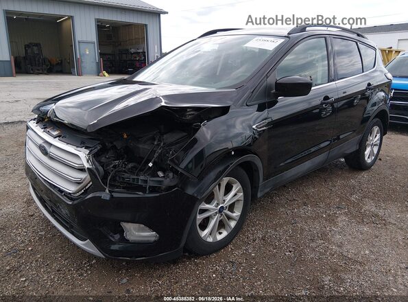 1FMCU0HD0JUB91613 2018 FORD ESCAPE Black Передня ліва чверть