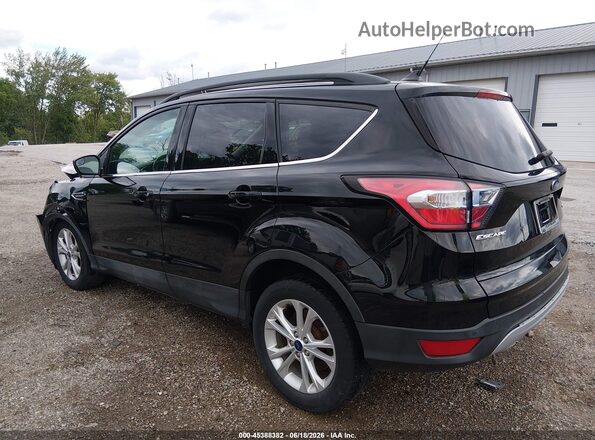 1FMCU0HD0JUB91613 2018 FORD ESCAPE Black Задня ліва чверть