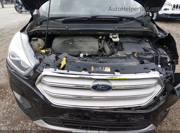 1FMCU0HD0JUB91613 2018 FORD ESCAPE Black Вид ззаду