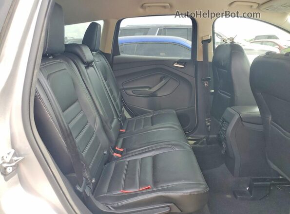 1FMCU0HD1JUA03407 2018 FORD ESCAPE Gray Вид задніх сидінь