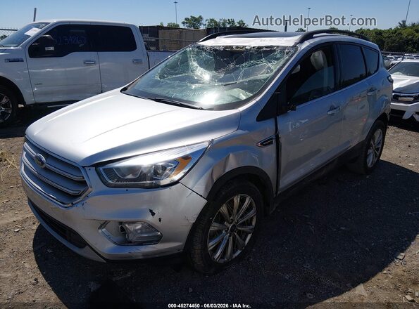 1FMCU0HD3KUA01935 2019 FORD ESCAPE Silver Առջևի ձախ երեք քառորդ տեսարան