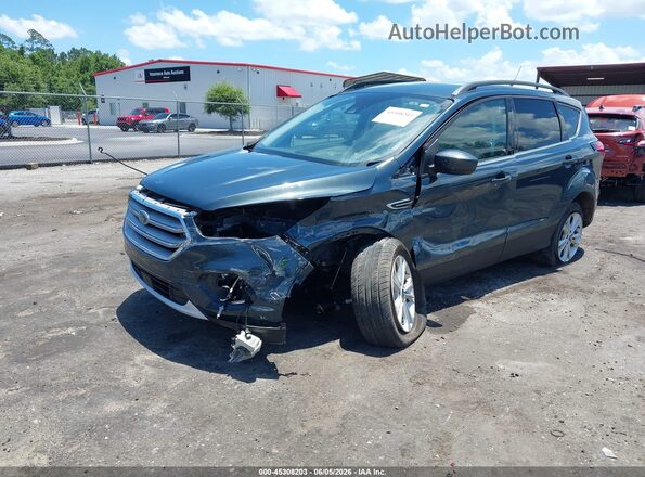 1FMCU0HD5KUB32607 2019 FORD ESCAPE Синий Передняя левая четверть