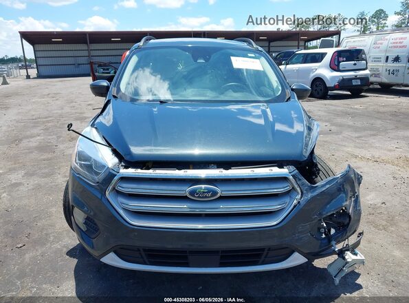 1FMCU0HD5KUB32607 2019 FORD ESCAPE Синий Вид задней части салона