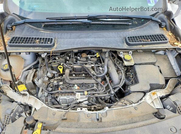 1FMCU0HD6KUC18783 2019 FORD ESCAPE White Widok komory silnika