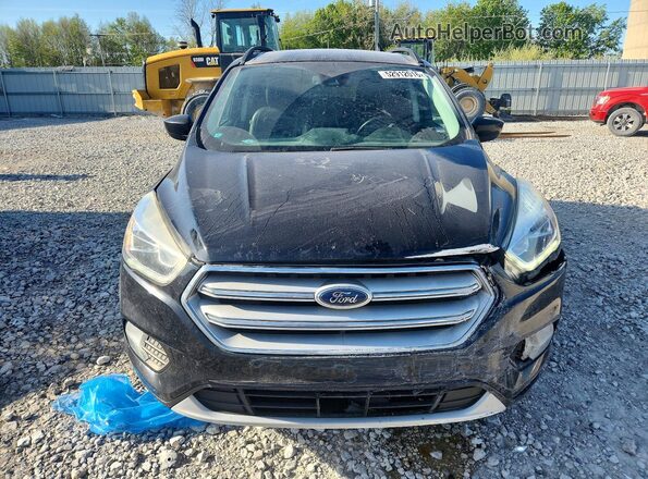 1FMCU0HD7JUB09215 2018 FORD ESCAPE Black Front view