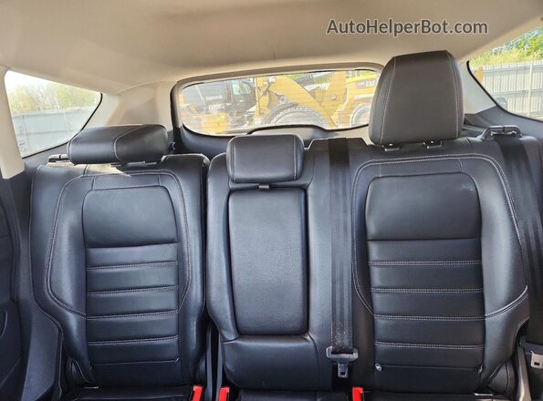 1FMCU0HD7JUB09215 2018 FORD ESCAPE Black Rear seats view