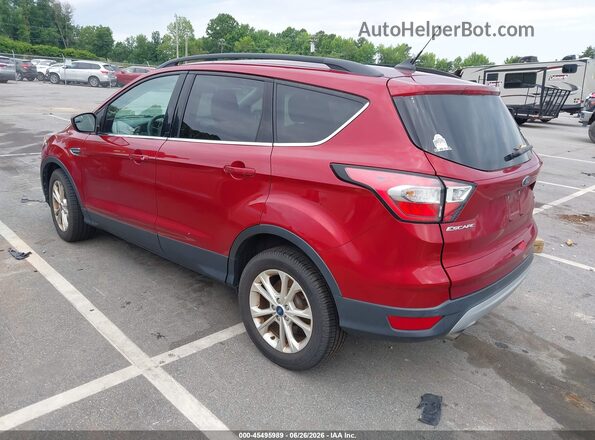 1FMCU0HD7JUB71567 2018 FORD ESCAPE Red Հետևի ձախ