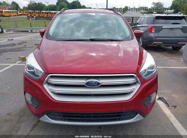 1FMCU0HD7JUB71567 2018 FORD ESCAPE Red Սարքավորումների վահանակի տեսք