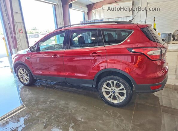 1FMCU0HD7JUB83525 2018 FORD ESCAPE Maroon Հետևի ձախ