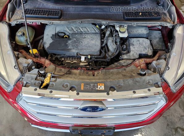 1FMCU0HD7JUB83525 2018 FORD ESCAPE Maroon Սալոնի հետևի տեսք