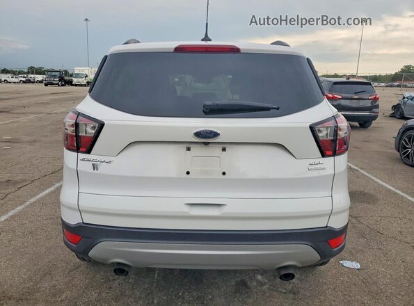 1FMCU0HD8JUD48854 2018 FORD ESCAPE White Vista trasera