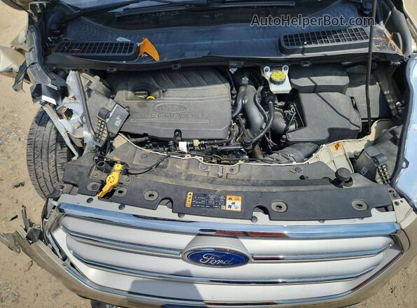 1FMCU0HD9JUB05912 2018 FORD ESCAPE Золотой Вид подкапотного пространства