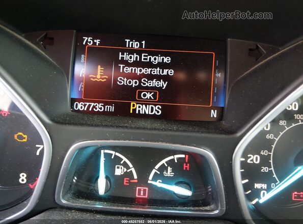 1FMCU0HDXKUA74686 2019 FORD ESCAPE Red 
