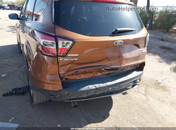 1FMCU0J90HUC51387 2017 FORD ESCAPE Orange Front view