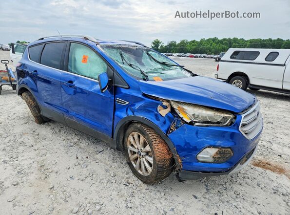 1FMCU0J91HUD24332 2017 FORD ESCAPE Blue Front right