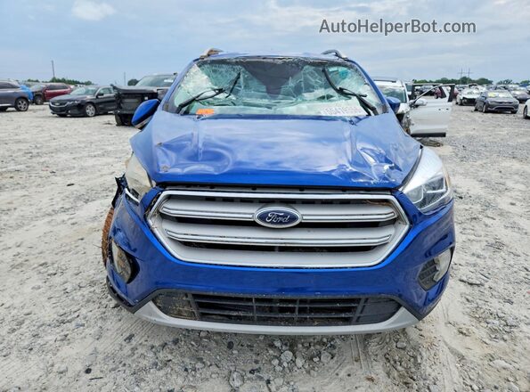 1FMCU0J91HUD24332 2017 FORD ESCAPE Blue Front view