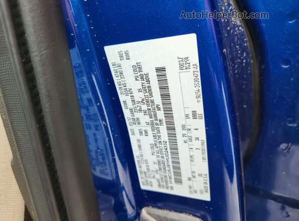 1FMCU0J91HUD24332 2017 FORD ESCAPE Blue Engine compartment view