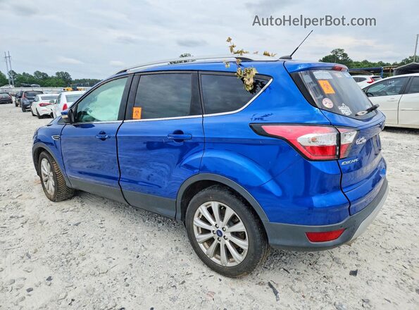 1FMCU0J91HUD24332 2017 FORD ESCAPE Blue Rear left