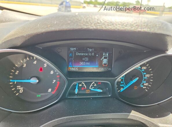 1FMCU0J95GUC42649 2016 FORD ESCAPE Silver Instrument cluster view