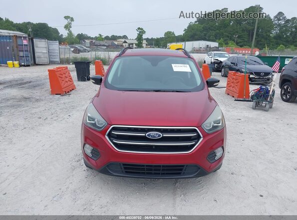 1FMCU0J95HUD41070 2017 FORD ESCAPE Burgundy ხელსაწყოთა პანელის ხედი