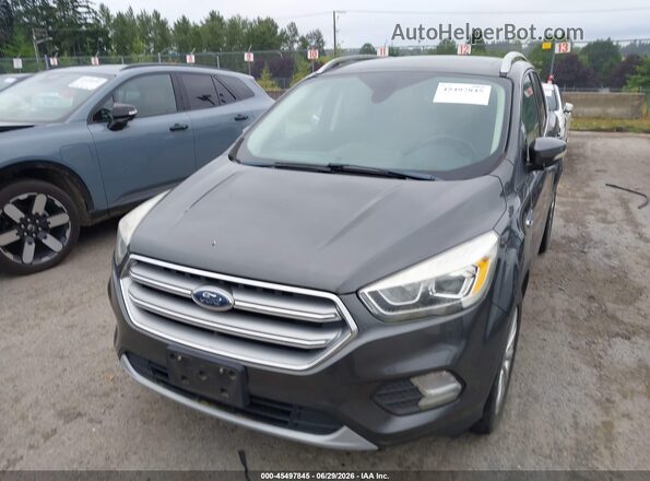 1FMCU0J98HUC90079 2017 FORD ESCAPE Gray წინა ხედი