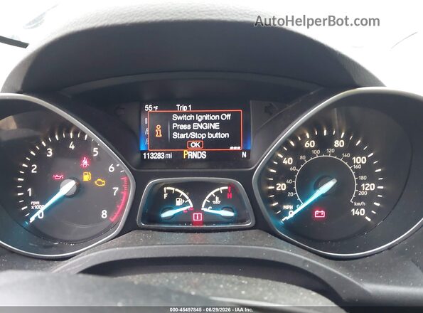 1FMCU0J98HUC90079 2017 FORD ESCAPE Gray უკანა სავარძლების ხედი