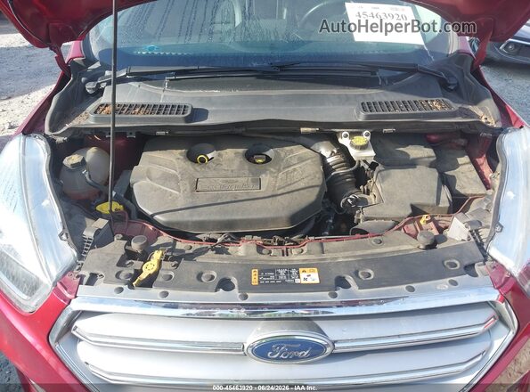 1FMCU0J98HUD24828 2017 FORD ESCAPE Красный Вид сзади